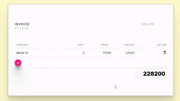 create a dynamic invoice generator using html, css, and javascript.gif